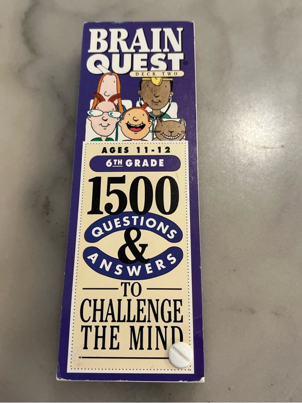 Brain Quest 6th Grade Deck Two - Purple Quiz Cards